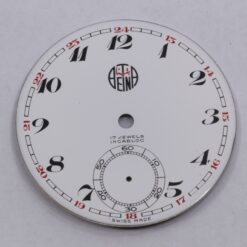 Alternative view of Watch Dial for UNITAS 498 Ø37mm SWISS Pocket Watch Dial