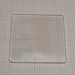 Saphirglas Uhrenglas Quadrat Carré Flach Square Sapphire Watch Crystal Facette