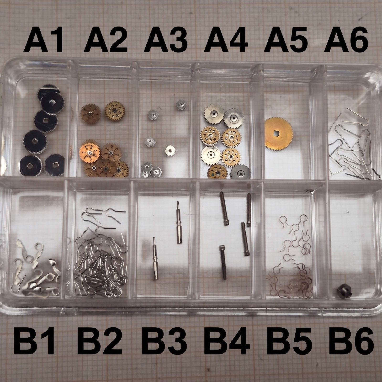 ETA 2550 PART 415, PART 401, PART 195, PART 435, Watch Spare Parts NOS #BL2550