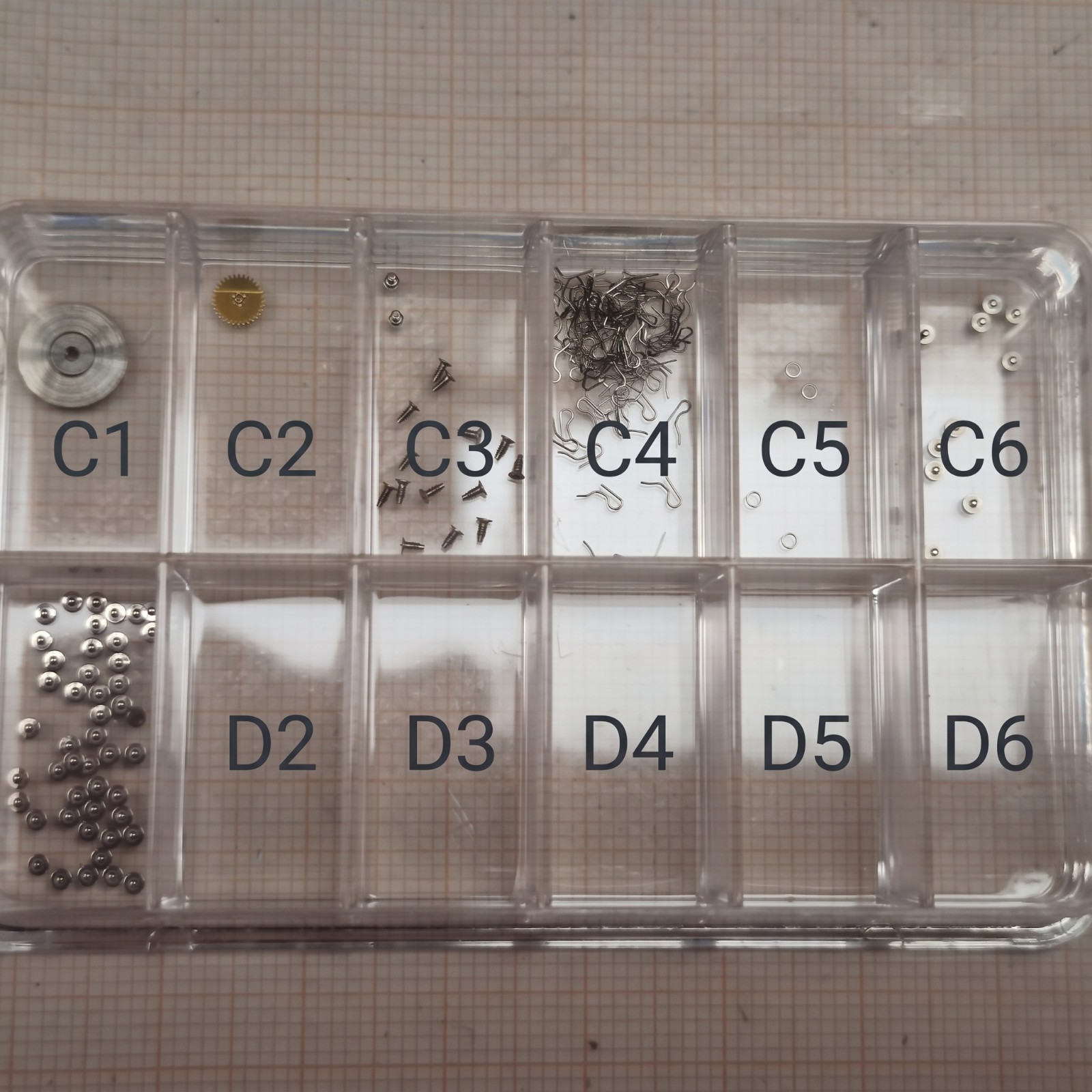 ETA 2510 Ersatzteile PART 443, PART 445, PART 227, PART 705, Watch Spare Parts NOS #BL2510 – Bild 3