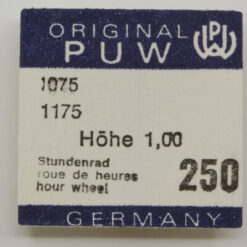 PUW 1075, Part 250 Stundenrad, Hour Wheel, Rueda de hores, PUW 1175