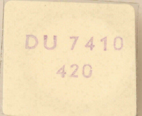 DUROWE 7410 - 7528 Part  420 Kronrad, crown wheel, Roue de couronne   - NOS -