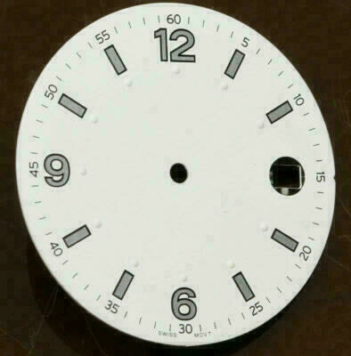 Dial for Eta 2892-2 / 2892A2  ; 29.50mm ; Cadran Esfera NEW White WS05