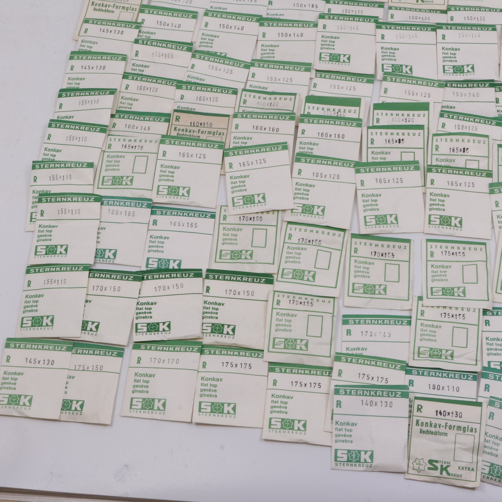 Sternkreuz konkav flat top Geneve Uhrenglas Acryl Ersatz Watch Glass Plexi ST-R2 â Bild 4