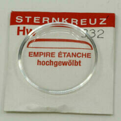 Alternative view of Uhrenglas Sternkreuz HW hochgewölbt Uhrglas Flume Armbanduhren Taschenuh 12-40mm