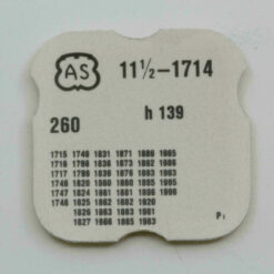 AS 1714 Part 260 Wechselrad, Minute Wheel, Rueda de minuterìa, AS 1715 ... 1996