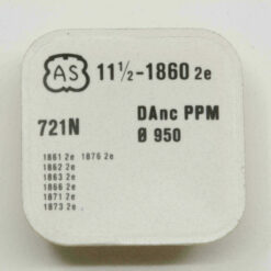 AS 1860 PART 721 UNRUH, Complete Balance Wheel  AS 1861 1862 1866 1871 1873 1876