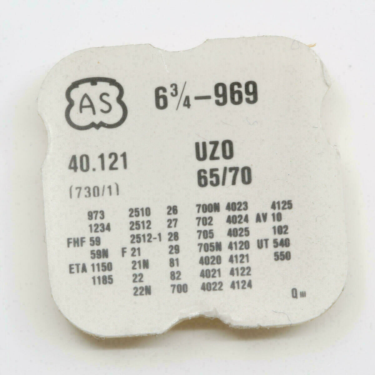 AS 969 PART 730 /1 , Hebelscheibe, roller, FHF 59, UT 540, ETA 2510, AV 10, F 22