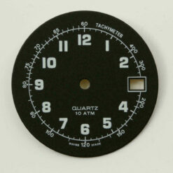 Dial for Eta 2824-2 2804-2 2801-2 Movement Ø28.8 Cadran Esfera  Quartz Black NOS
