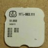 ESA / ETA 963.111 PART 435 /1 Yoke, Federwippe Ref. 51.050, ETA 963.113  963.126
