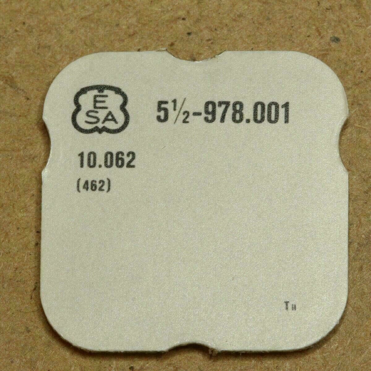 ESA / ETA 978.001 PART 462 minute train bridge, Wechselradbrücke f. Zeigerwerk