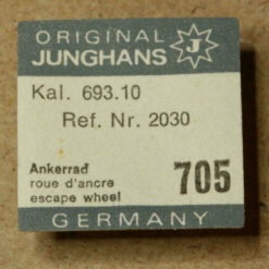 JUNGHANS 693.10 PART 705, Ankerrad,escape wheel, roue d`ancre - NOS -