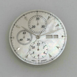 Mother Of Pearl Dial + Hands Set for Eta Valjoux 7750 Movement 34.8mm NEW