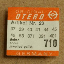 OTERO 37 PART 710, Anker, pallet fork, 39, 40, 41, 44, 45, 48, 58, 371, 391, 401