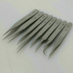 Precision Watchmaker's Antimagnetic Tweezers Set of 8 Watch Jewellery