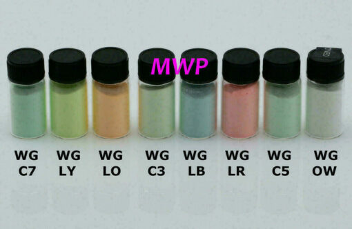 Swiss Luminova DIY KIT, luminous powder watch hands lume C1 C3 C5 C7 C9 yellow orange, multi size listing