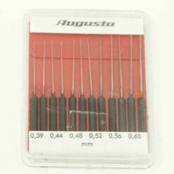 Zapfenreibahlen Sortiment 12 Stück Kunststoffgriff, Uhrmacher Mini Reibahlen  #3