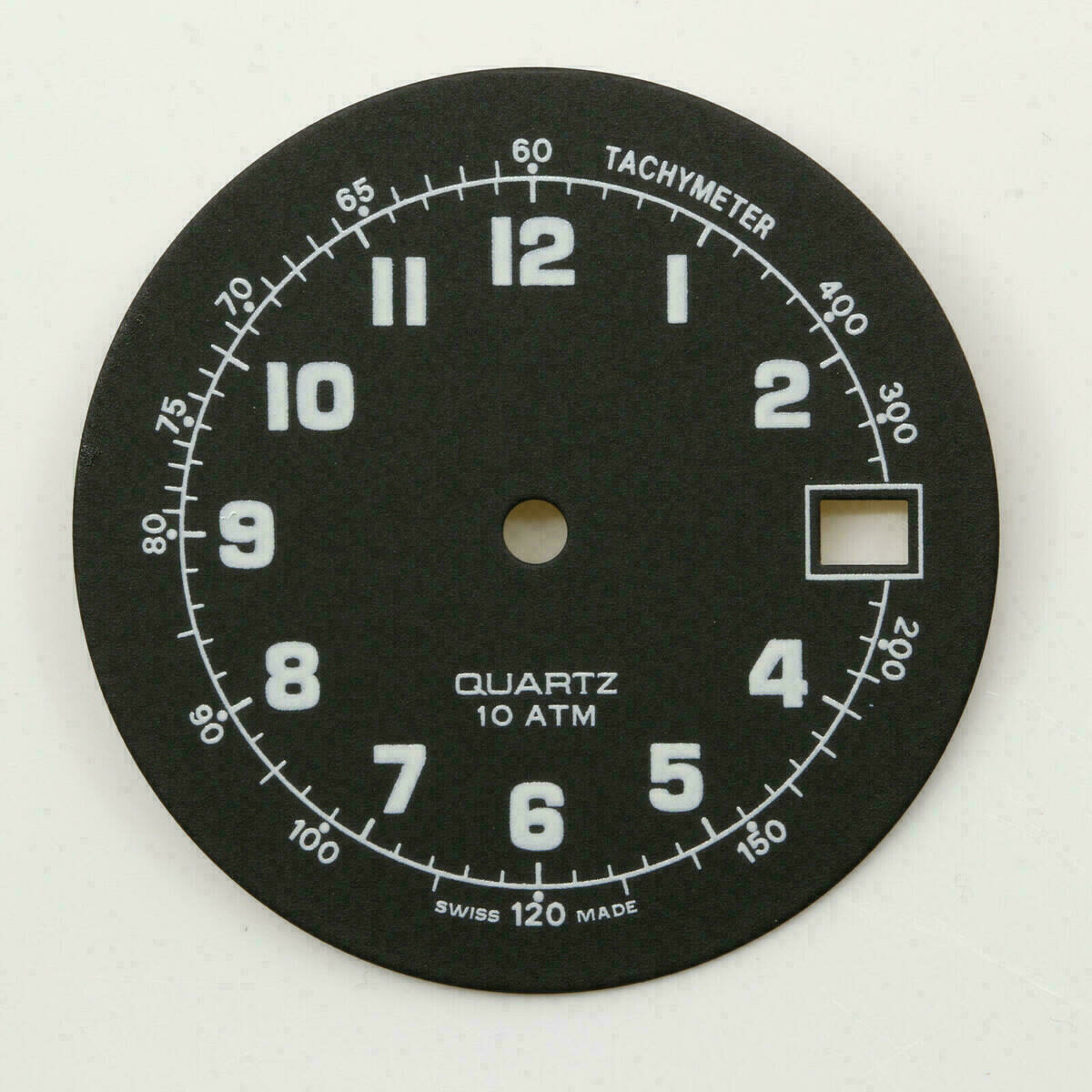 Zifferblatt Eta 2824-2 Ø28.8 Cadran Ziffernblatt Esfera Dial Quartz Schwarz NOS
