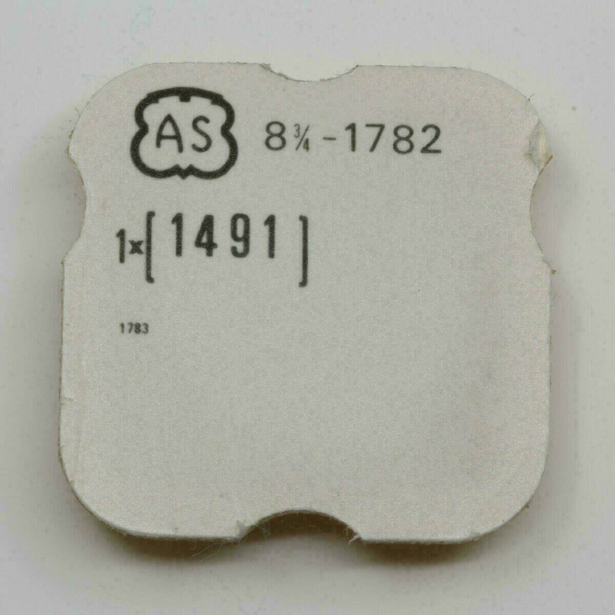 AS 1782, PART 1491 Riegel für Schwingmasse, oscillating AS 1783