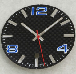 CARBON DIAL 34.8 mm + HAND SET for ETA 2824-2 11/15/16 mm BGW9 Superluminova SET