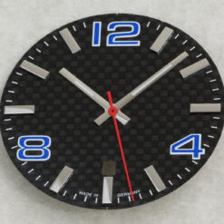 CARBON DIAL 34.8 mm + HAND SET for ETA 2824-2 11/15/16 mm BGW9 Superluminova SET