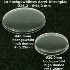 HIGH DOMED ACRYLIC WATCH GLASS