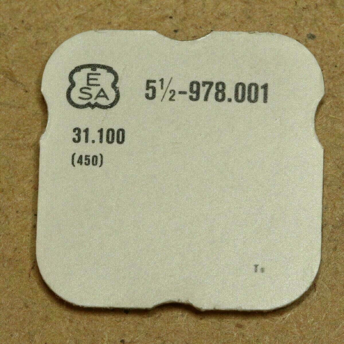 ESA / ETA 978.001 PART 450 Setting Wheel, Zeigerstellrad, Ref. 31.100 - NOS -