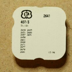 ETA 2641, Part 407 / 3 Schiebetrieb, clutch wheel, pignon coulant  ETA 2691 NOS