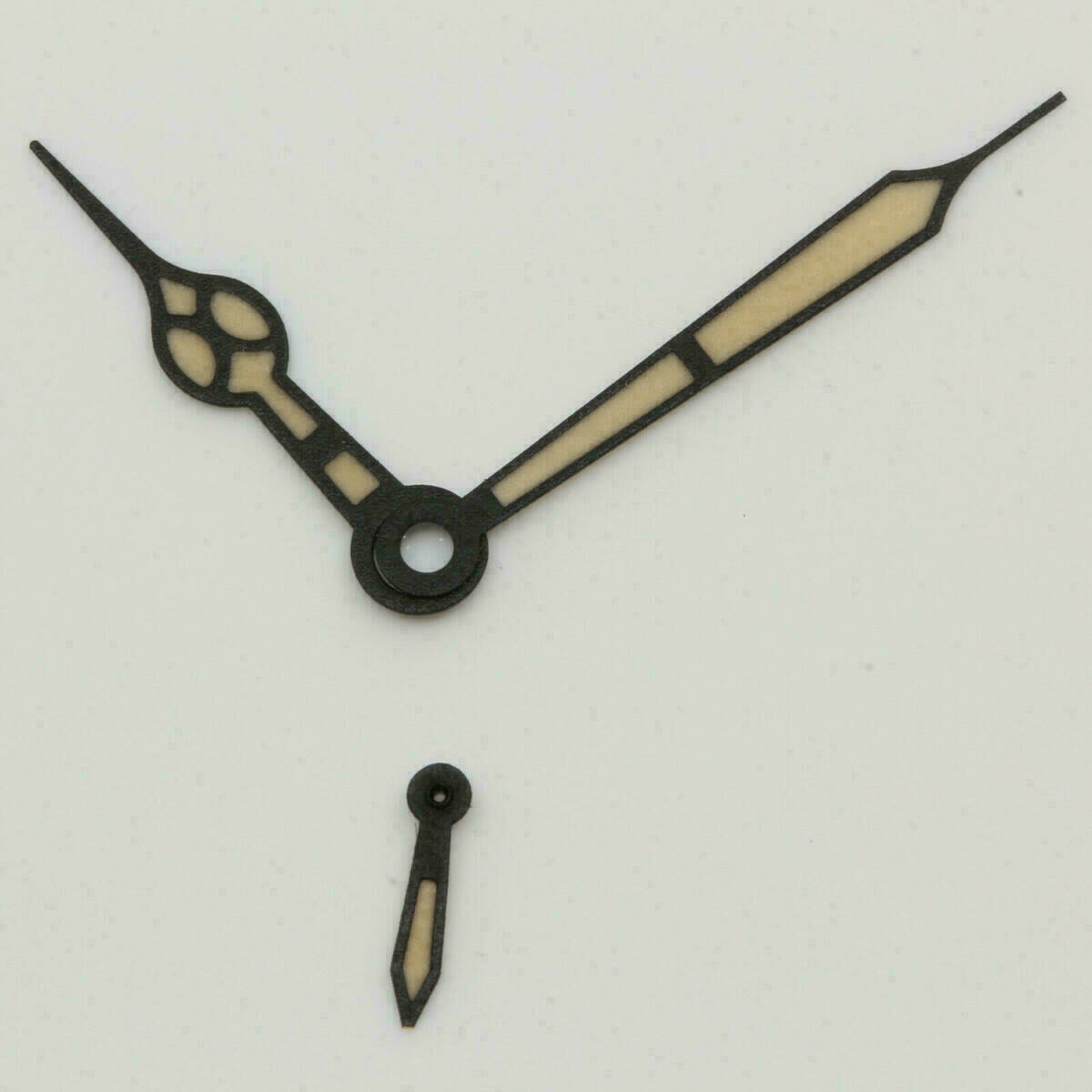 ETA 6497 6498 Hands for Pilot watches 12,5/17/5mm Superluminova Black Matt NEW