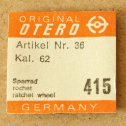 OTERO 62 PART 415 Sperrad, Ratchet Whell, Rochet, EPPLE / OTTO - NOS -