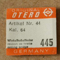 OTERO 64 PART 445 Setting Lever Spring Winkelhebelfeder OTTO EPPLE NOS