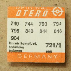 OTERO 844 PART 721 /1, UNRUH, Balance complete, 740 744 790 794 796 840 846 904