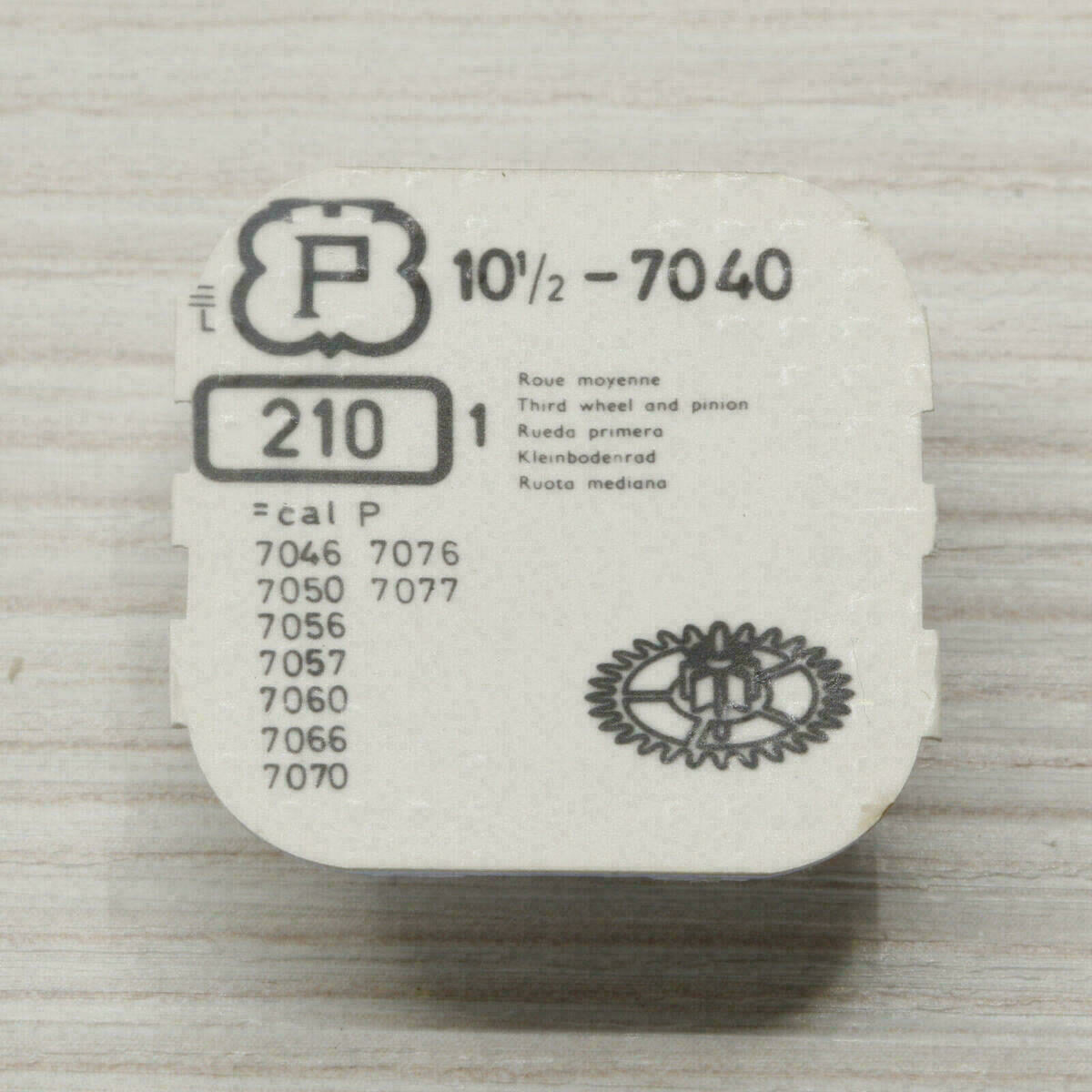 PESEUX 7040 PART 210, Kleinbodenrad, Third wheel PESEUX 7046 7050 7056 7057 7060