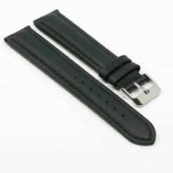 Uhrenarmband Leder Armband, echt Leder Uhrband, Ersatzband Schwarz 18 oder 20mm