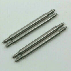 4 Stück - Edelstahl Federstege, Armbandstege Ø 1,80mm mit Bund 13 - 24mm