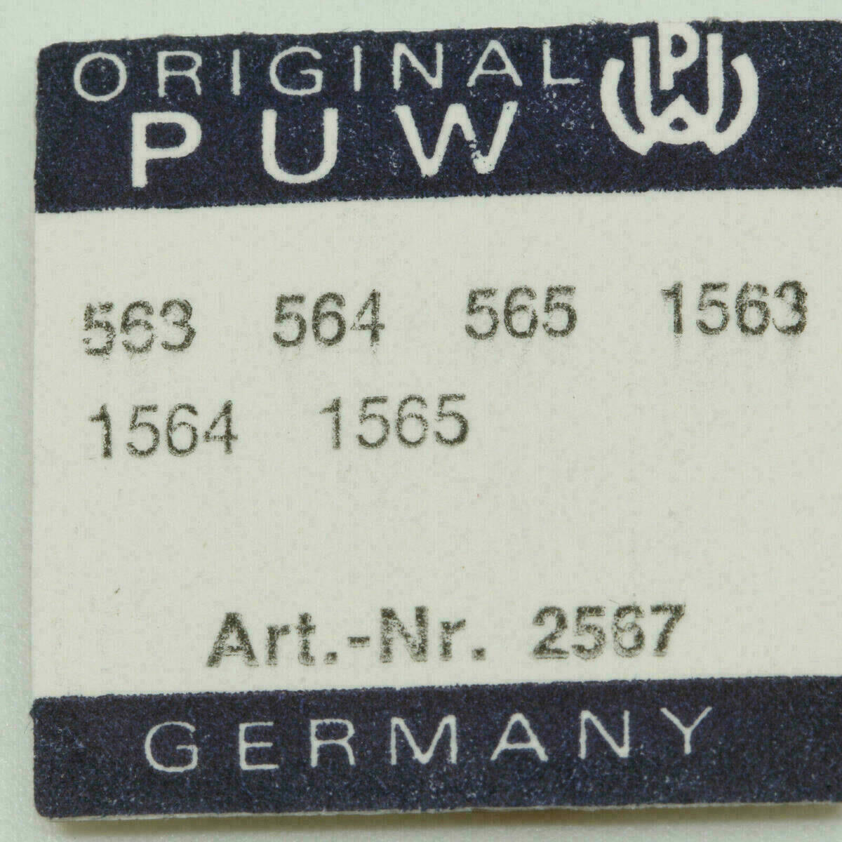 PUW 563 Part 2567 Tageskorrektor, correcteur des jours PUW 564 565 PUW 1564 1565 – Bild 3