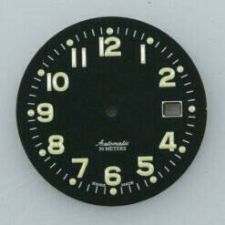 Dial for Eta 2824-2 2804-2 2801-2 Movement Ø 32,0mm Cadran Esfera  NOS Black #3