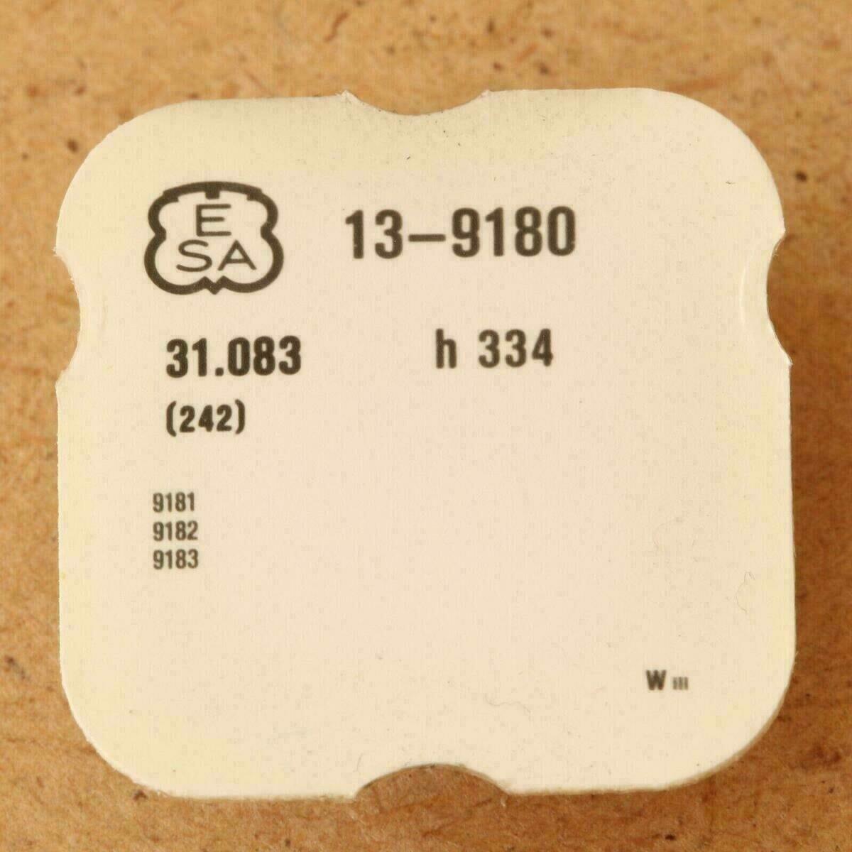 ESA / ETA 9180 Part 242, Minutenrohr & Mitnehmerad Canon Pinion & D.W. 9181 9182