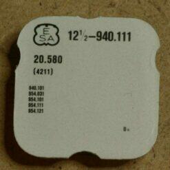 ESA/ ETA 940.111 PART 4211, Rotor Ref. 20.580 ETA 954.101, 954.111  954.121  NOS