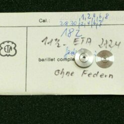 ETA 2824-2, PART 182  Federhaus mit Deckel, Barrel  and cover, ETA 2820 - 2846