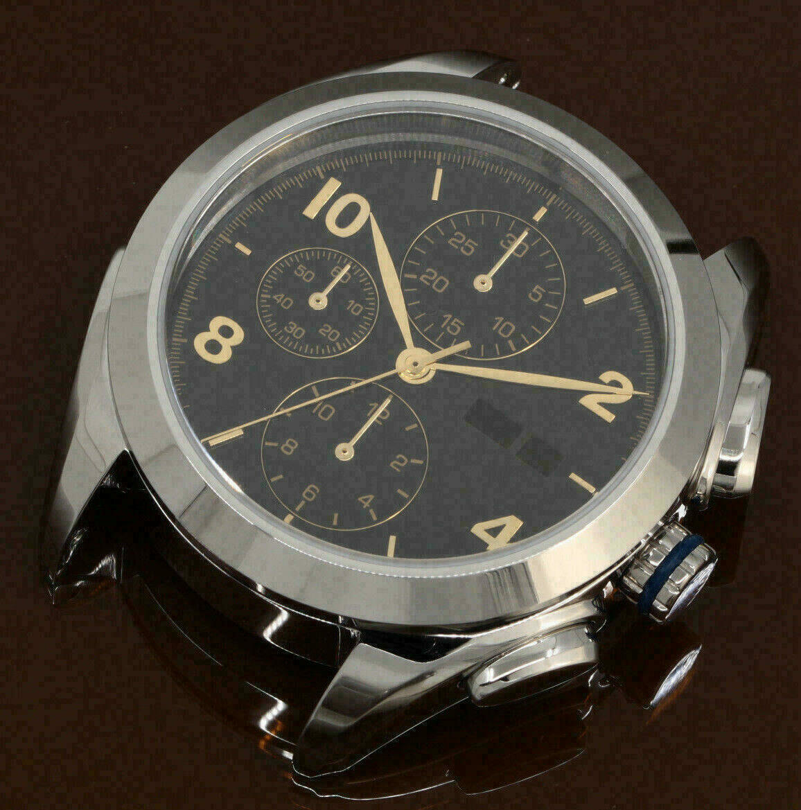 ETA Valjoux 7750 DIY KIT Watch Case + Dial+ Hands Uhrengehäuse Boitie 2x Sapphire