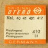 OTERO 40 PART 410 Kupplungsrad, winding pinion, Otero 41 401 412 NOS