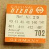 OTERO 40 PART 702, Ankerrad, escape wheel 41, 45, 48, 140, 141, 401, 411 412 481
