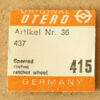 OTERO 437 PART 415 Sperrad, Ratchet Whell, OTTO / EPPLE - NOS -