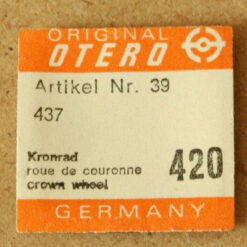 OTERO 437 Part  420, Kronrad, crown wheel, EPPLE OTTO - NOS -