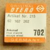 OTERO 62 PART 702, Ankerrad mit Trieb für zwei Decksteine, escape wheel 162, 262