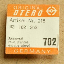 OTERO 62 PART 702, Ankerrad mit Trieb für zwei Decksteine, escape wheel 162, 262