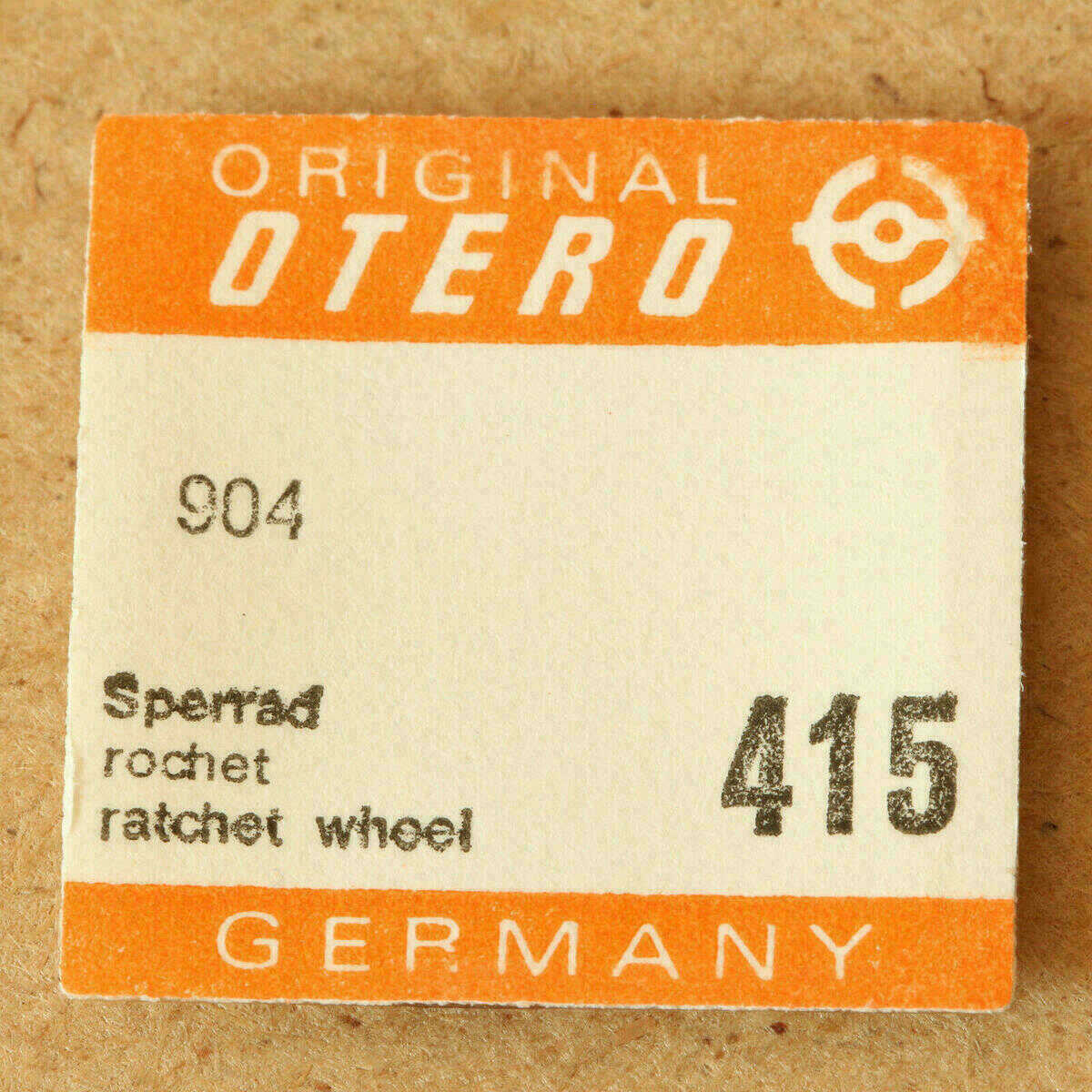 OTERO 904 PART 415 Sperrad, Ratchet Whell, OTTO / EPPLE - NOS -