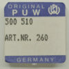 PUW 500 Part 260 Wechselrad, Minute Wheel, Rueda de minuterìa, PUW 510, NOS