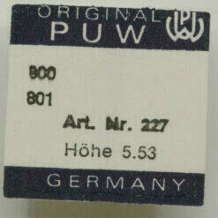 PUW 800 PART 227, Zentrumssekundenrad, sweep second wheel, PUW 801 NOS
